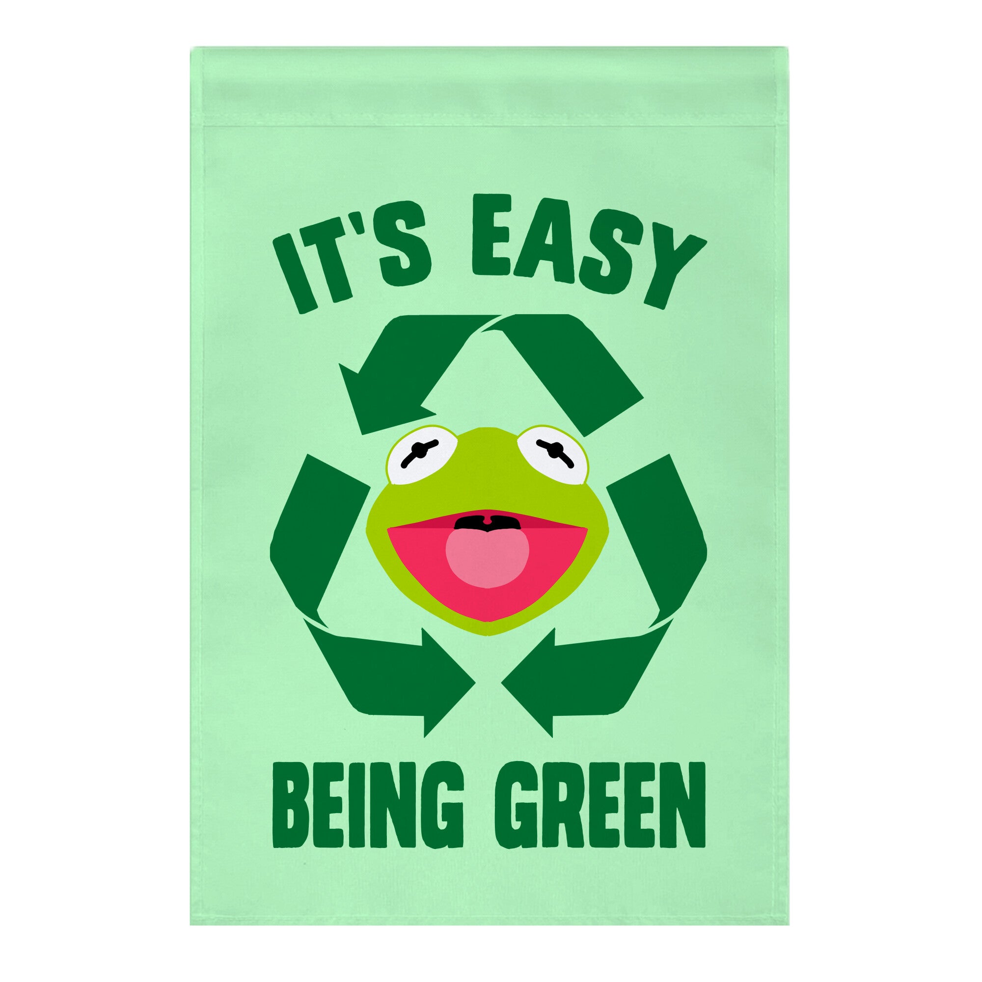 It's Easy Being Green Recycling Kermit Garden Flag
